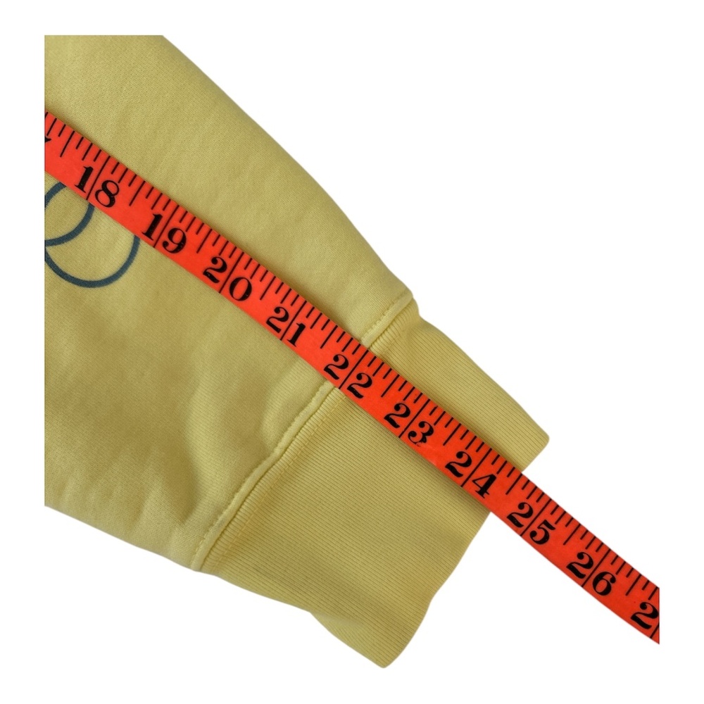 Bond Butter Yellow Emotional Support Hoodie size L Heavyweight Cotton Oversized - Picture 6 of 9